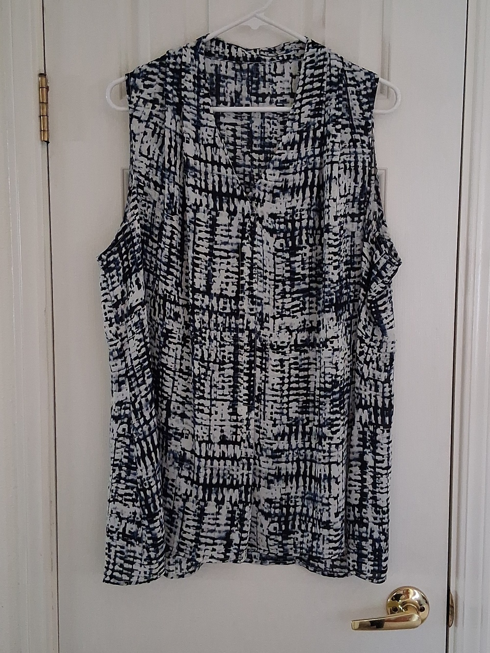 Rose & Olive Sleeveless Chiffon Tunic XXL